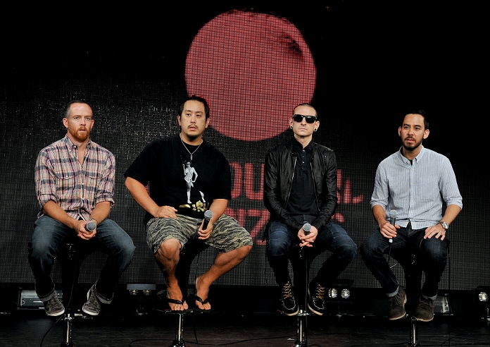 LINKIN PARK, Sep 09, 2011 : Tokyo, Japan, September 9, 2011 : (L-R)Member of Linkin Park, Joseph 