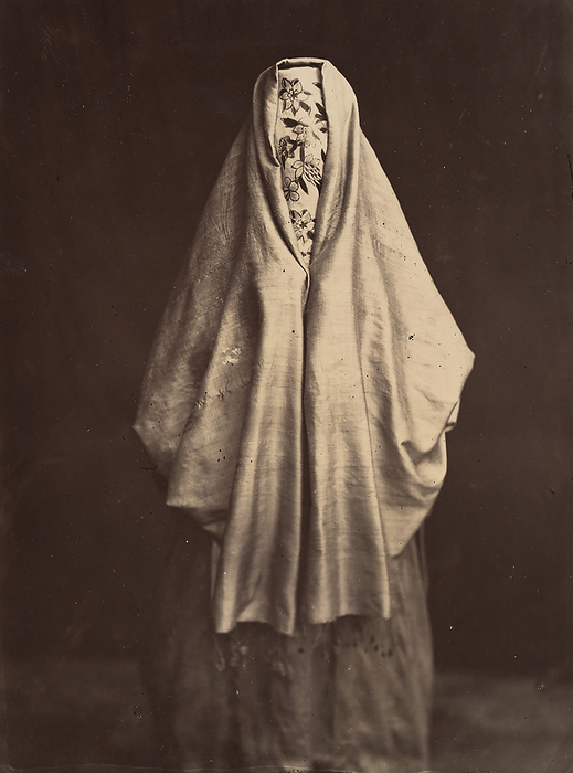 Femme turque en toilette de ville, 1870s. Creator: Felix Bonfils. Femme turque en toilette de ville, 1870s.