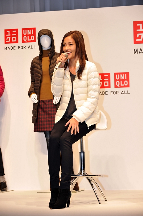 UNIQLO announces new  New Ultra Light Down  product line Meisa Kuroki , Sep 22, 2011 : Launch of  Ultra Light Down  by Uniqlo in Tokyo,Japan.