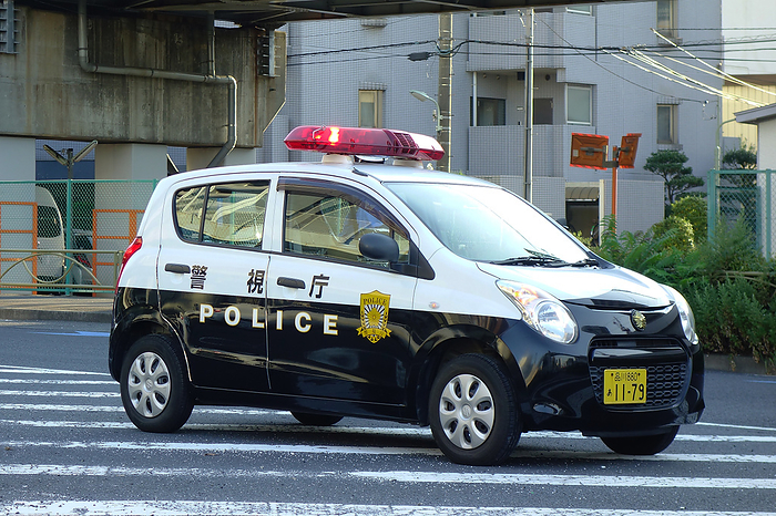 Waiting mini-patrol Working car