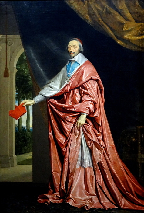Portrait of Cardinal Richelieu by Philippe de Champaigne  Portrait of Cardinal Richelieu  1585 1642  a French clergyman, nobleman, and statesman by Philippe de Champaigne  1602 1674  a founding member of the Dated 17th Century