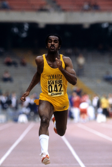 Don Quarrie (JAM), JUNE 15, 1981 - Athletics : Donald O'Riley Quarrie of Jamaica competes in 100m during the ASV Meeting.