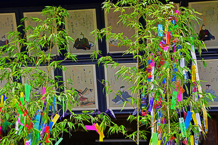 Kitano Tenmangu Shrine, Kyoto City, Kyoto Prefecture Tanabata Kitano Tenmangu Shrine Tanabata Decorations