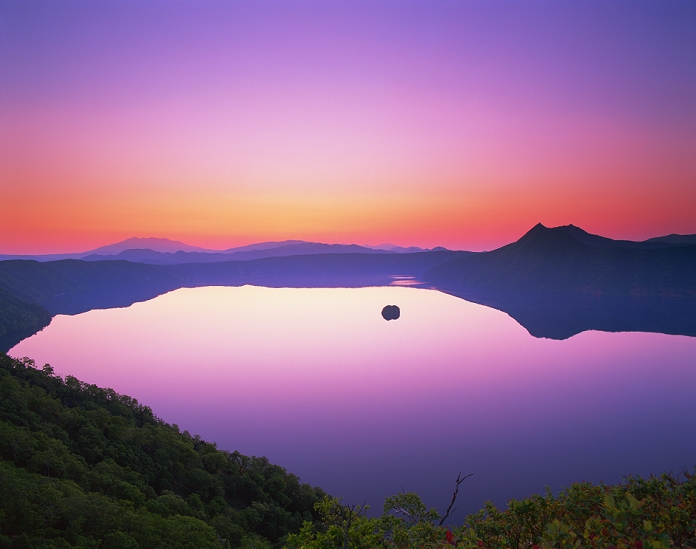 Morning at Lake Mashu, Hokkaido