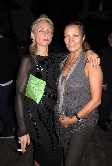 Barbara Grispini and Sharona Hadar, Oct 19, 2011 : LONDON show ROOMS LA Celebrates With Closing Cocktail Event At Mondrian LA. 'Mondrian Hotel' West Hollywood, CA, USA. Wednesday October 19, 2011.