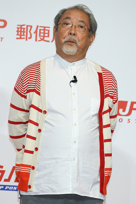 Presentation of new  Yu Pack  commercial Actor Sei Hiraizumi, who appears in three new Yu Pack commercials, attends a press conference hosted by Japan Post Co. in his new commercial outfit, Oct. 8, 2020.  Photo by Pasya AFLO 