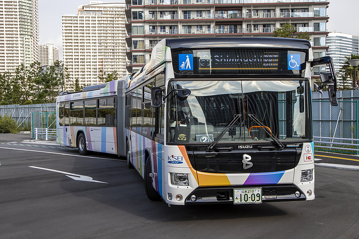 Bus Rapid Transit system in Tokyo  Tokyo BRT  bus rapid transit system connecting the waterfront areas and central Tokyo is seen in Tokyo, Japan on October 1, 2020.  Photo by Hideki Minewaki AFLO 