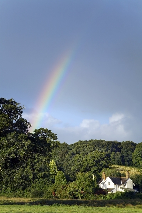 Rainbow Rainbow over the countryside.