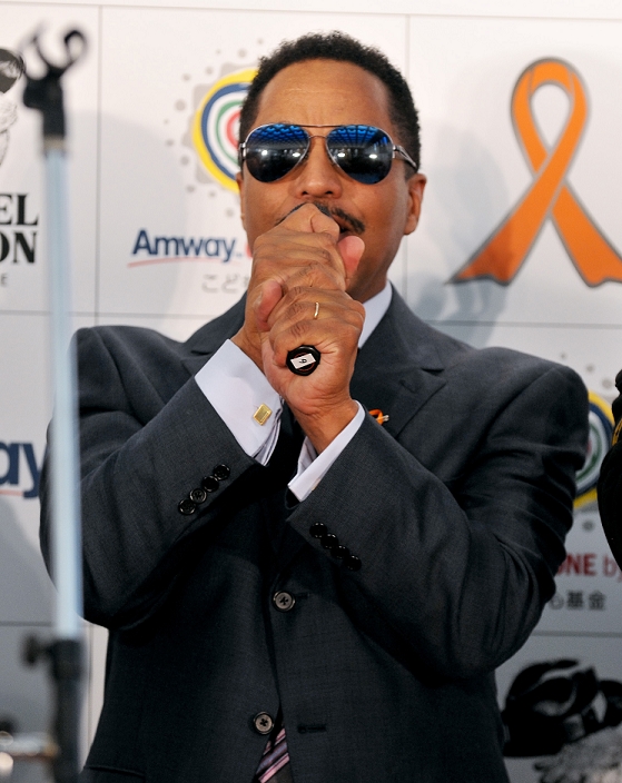 Marlon Jackson, Dec 12, 2011 : Marlon Jackson attends the Amway Japan's charity event in Tokyo, Japan, on December 12, 2011. Jacksons visited to Japan for perform at an event 