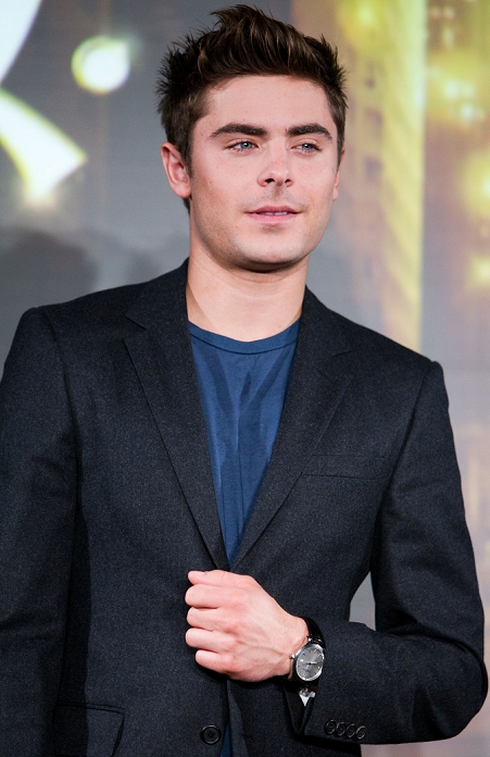 Zac Efron, Dec 15, 2011 : Tokyo, Japan - US actor Zac Efron attends the press conference to promote the new film 