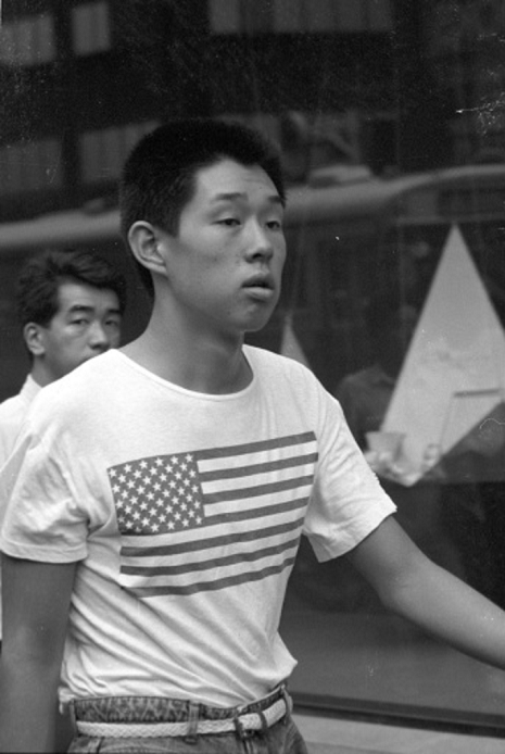  Caution Stars and Stripes fashion on the streets of Tokyo  September 1987 : Stars and Stripes and Union Jack are prominently displayed on jumpers and bags.  Twenty years ago, the attitude toward the flag was very strict. It was hard to get wet in the rain. Now it s okay as long as it s not used in an insulting way,  said a spokesman for the U.S. Embassy.  Legally, it s a bit of a problem. Some Americans might think it s nasty,  said the American lawyer, showing some persistence.