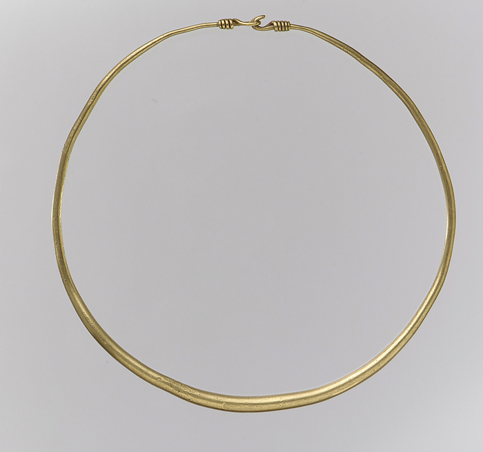 Gold Neck Ring, East Germanic, 5th century. Creator: Unknown. Gold Neck Ring, East Germanic, 5th century.
