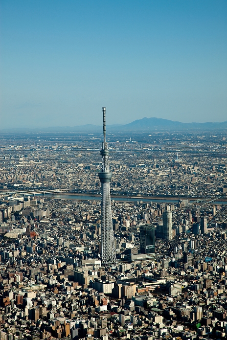 Tokyo Sky Tree and Mt.