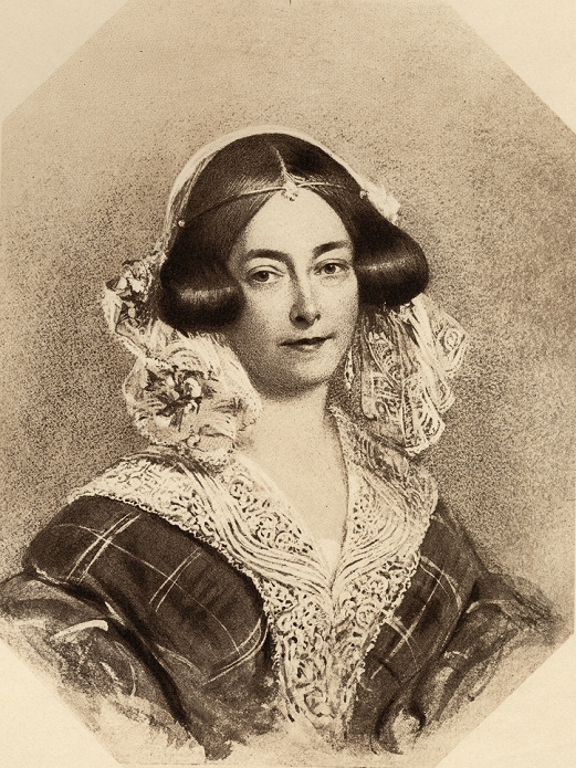 Victoria, Duchess of Kent and Strathearn, 1786-1861. Mother of Queen Victoria, from a portrait by Stone .From the book 