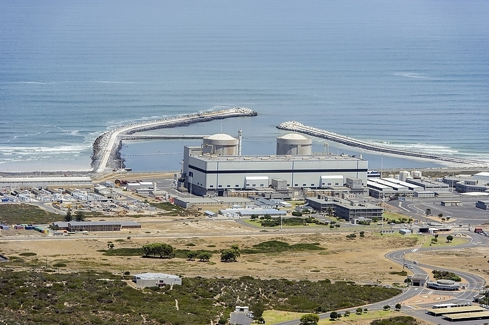 Koeberg nuclear power station Koeberg nuclear power station. Aerial view of the Koberg Nuclear Power Station, Western Cape, South Africa. Koeberg is currently  as of 2013  the only commercial nuclear power station in the South Africa and the sole commercial one in the entire African continent.