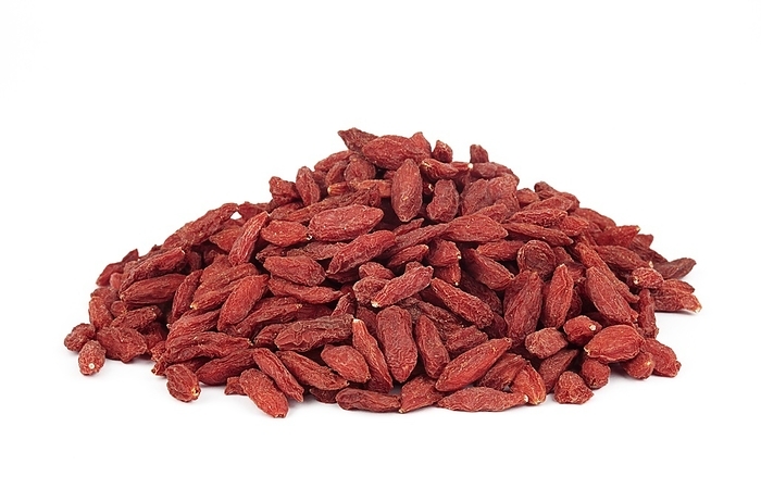 Goji berries Goji berries  Lycium sp. . This fruit is used in Chinese medicine. It is also eaten as a health food because it is a source of antioxidants.