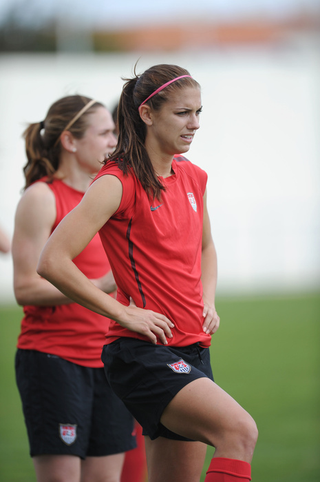 USA Practice Alex Morgan  USA , MARCH 4, 2012   Football   Soccer : USA team training during the Algarve Women s Football Cup 2012, in Albufeira, Portugal.     Photo by AFLO SPORT   1035 