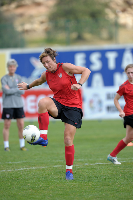 USA Practice Abby Wambach  USA , MARCH 4, 2012   Football   Soccer : USA team training during the Algarve Women s Football Cup 2012, in Albufeira, Portugal.     Photo by AFLO SPORT   1035 