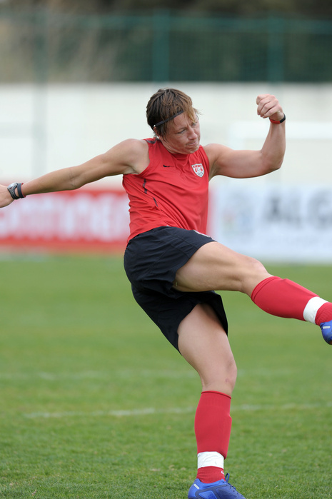 USA Practice Abby Wambach  USA , MARCH 4, 2012   Football   Soccer : USA team training during the Algarve Women s Football Cup 2012, in Albufeira, Portugal.     Photo by AFLO SPORT   1035 