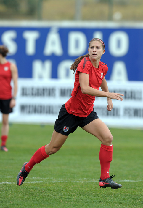 USA Practice Alex Morgan  USA , MARCH 4, 2012   Football   Soccer : USA team training during the Algarve Women s Football Cup 2012, in Albufeira, Portugal.     Photo by AFLO SPORT   1035 