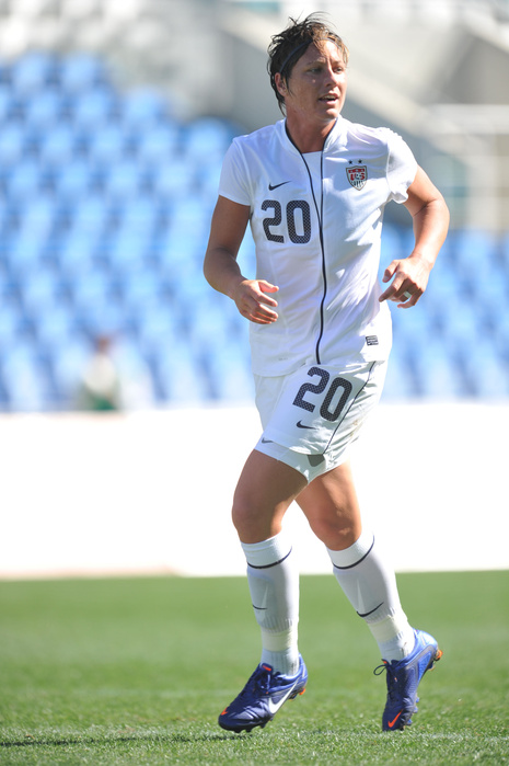 Algarve Cup Abby Wambach  USA , MARCH 5, 2012   Football   Soccer : The Algarve Women s Football Cup 2012, match between Japan 1 0 United States at Estadio Algarve in Faro, Portugal.   Photo by AFLO SPORT   1035 