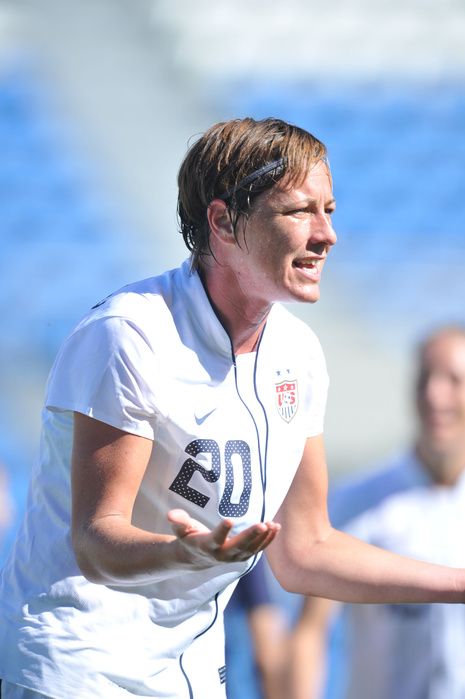 Algarve Cup Abby Wambach  USA , MARCH 5, 2012   Football   Soccer : The Algarve Women s Football Cup 2012, match between Japan 1 0 United States at Estadio Algarve in Faro, Portugal.   Photo by AFLO SPORT   1035 
