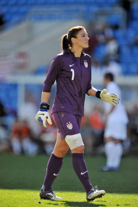 Algarve Cup Hope Solo  USA , MARCH 5, 2012   Football   Soccer : The Algarve Women s Football Cup 2012, match between Japan 1 0 United States at Estadio Algarve in Faro, Portugal.   Photo by AFLO SPORT   1035 