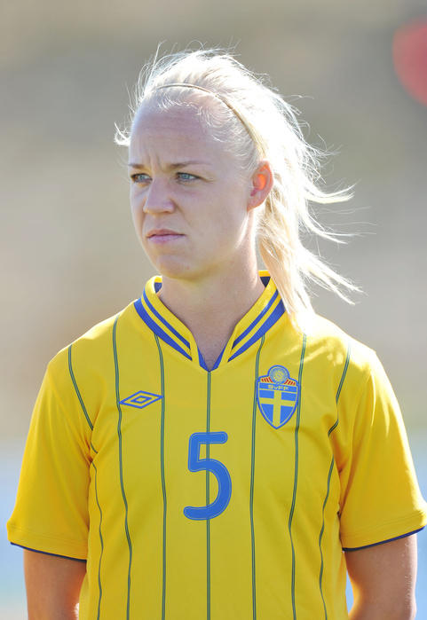 Algarve Cup 3rd place game Caroline Seger  SWE , MARCH 7, 2012   Football   Soccer : The Algarve Women s Football Cup 2012, match between Sweden 0 4  USA at Municipal Bela Vista, Portugal.   Photo by AFLO SPORT   1035 