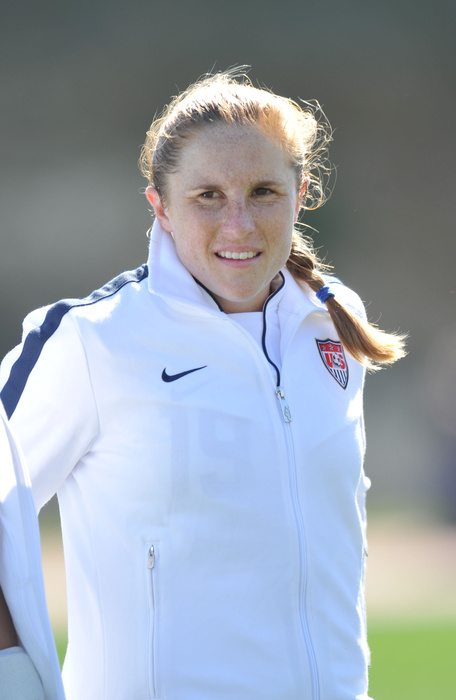 Algarve Cup 3rd place game Rachel Buehler  USA , MARCH 7, 2012   Football   Soccer : The Algarve Women s Football Cup 2012, match between Sweden 0 4  USA at Municipal Bela Vista, Portugal.   Photo by AFLO SPORT   1035 