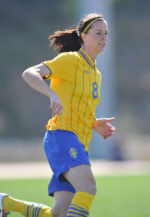 Algarve Cup 3rd place game Lotta Schelin  SWE , MARCH 7, 2012   Football   Soccer : The Algarve Women s Football Cup 2012, match between Sweden 0 4  USA at Municipal Bela Vista, Portugal.   Photo by AFLO SPORT   1035 