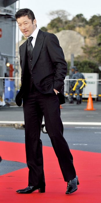 Tadanobu Asano, Apr 02, 2012 : Yokosuka, Japan : Actor Tadanobu Asano attends the press conference for the film 