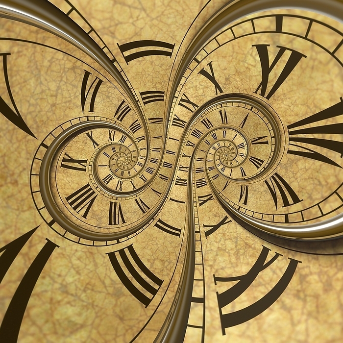 Time Spiral Digitally generated illustration of a clockface converted into an infinite spiral suggesting the relativistic nature of spacetime. In physics, spacetime is any mathematical model that combines space and time into a single interwoven continuum. The spacetime of our universe is usually interpreted from a Euclidean space perspective, which regards space as consisting of three dimensions, and time as consisting of one dimension, the fourth dimension. By combining space and time into a single manifold called Minkowski space. The terms time warp, space warp, and timespace warp are commonly used in science fiction. Spacetime warps sometimes refer to Einsteins theory that time and space form a continuum that bends, folds, or warps from the observer s point of view, relative to such factors as movement or gravitation.