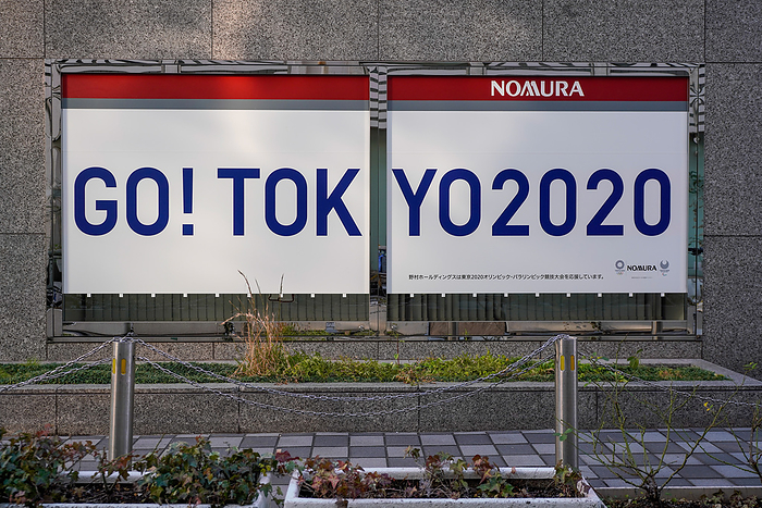 IOC Chief Thomas Bach commited to delivering Tokyo Games this summer January 29, 2021, Tokyo, Japan   A signage advertising the Tokyo 2020 Olympic Games is seen in Tokyo. International Olympic Committee  IOC  President Thomas Bach reiterated that the IOC is fully committed to delivering the Tokyo Games this summer. The opening ceremony is currently scheduled for July 23.  Photo by AFLO 