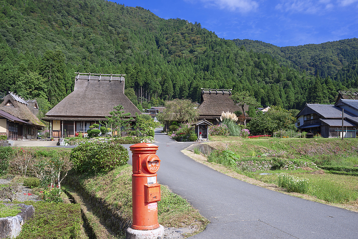 Post Box in Kayabuki no Sato, Nantan City, Kyoto Prefecture Important Preservation District for Groups of Traditional Buildings, Kitamura, Village of Kayabuki 