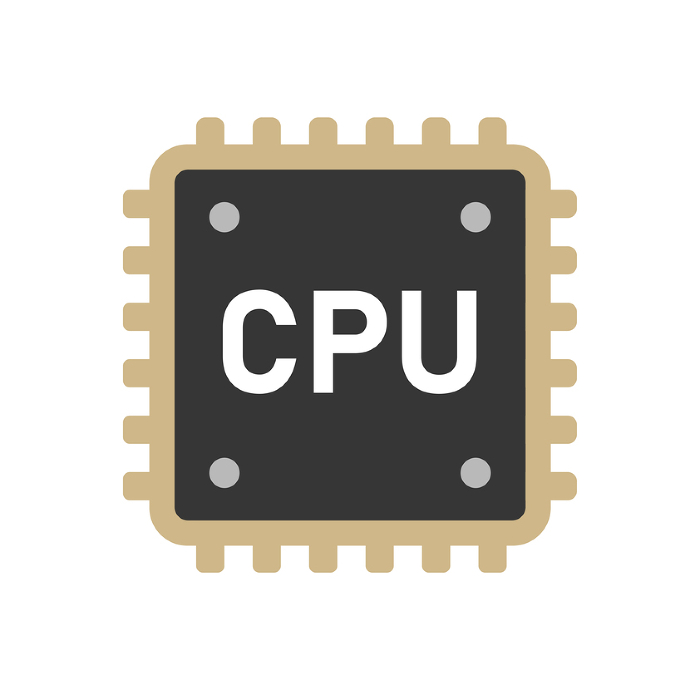 CPU / PC specs vector icon illustration