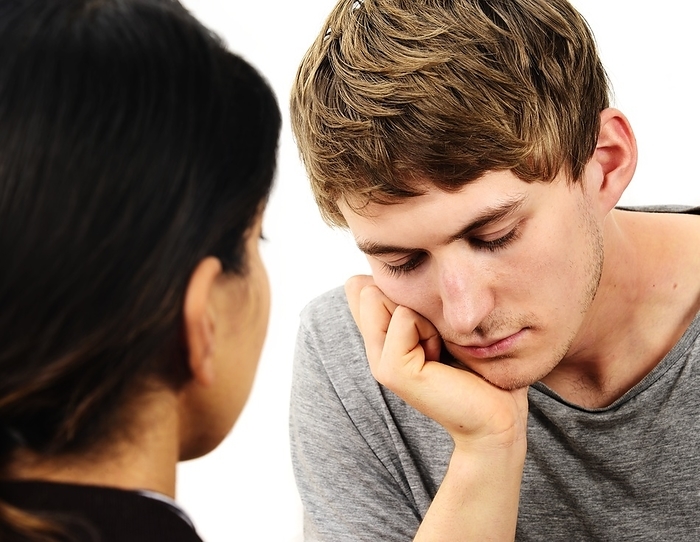 Counselling Counselling. 22 year old man in a counselling session.