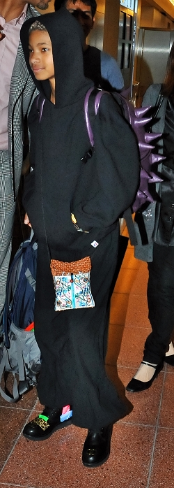 Will Smith, Willow Smith, Tokyo, Japan, May 7, 2012 : Willow Smith arrives at Haneda Airport in Tokyo, Japan on May 7, 2012.
