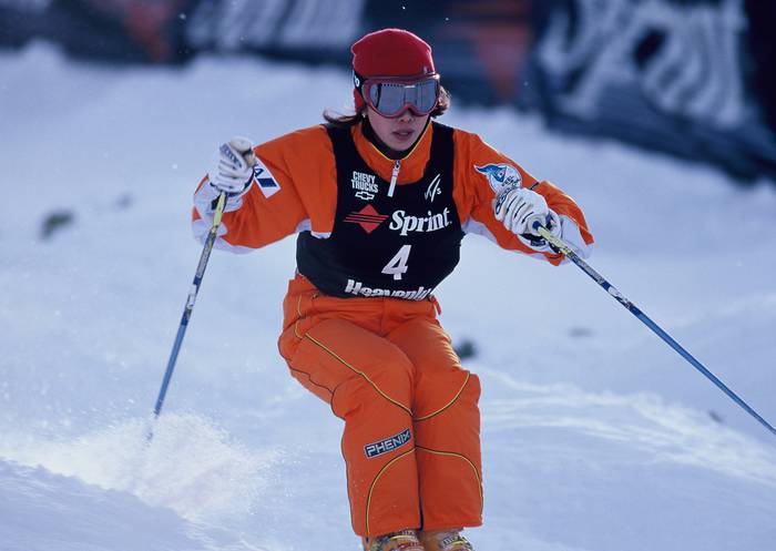 Tae Satoya (JPN)
JANUARY 22, 2000 - Free Style Skiing : Tae Satoya of Japan in action during the U.S. Grand National competition women's mogul in Lake Tahoe, USA.
Tae Satoya of Japan in action during the U.S. Grand National competition women's mogul in Lake Tahoe, USA.
(Photo by AFLO) (549)