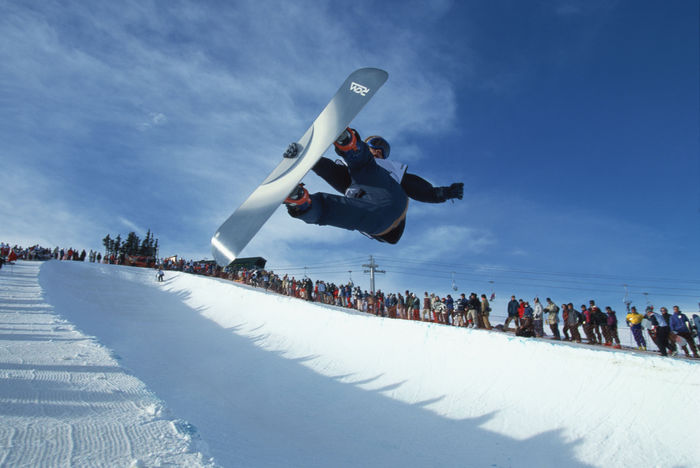 Takashi Nishida (JPN), Takashi Nishida of Japan
DECEMBER 13, 1997 - Snowboarding : Takashi Nishida of Japan in action during the Men's Half Pipe at the 1997/1998 FIS Snowboard World Cup in Whistler, British Columbia, Canada. British Columbia, Canada.
(Photo by Tamotsu Takiguchi/AFLO) [0511].