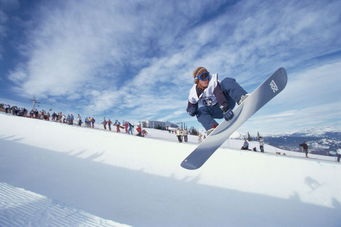 Takashi Nishida (JPN), Takashi Nishida of Japan
DECEMBER 13, 1997 - Snowboarding : Takashi Nishida of Japan in action during the Men's Half Pipe at the 1997/1998 FIS Snowboard World Cup in Whistler, British Columbia, Canada. British Columbia, Canada.
(Photo by Tamotsu Takiguchi/AFLO) [0511].