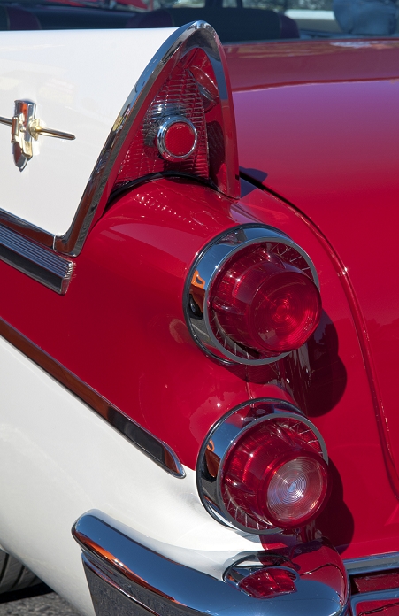 Close up of a classic car