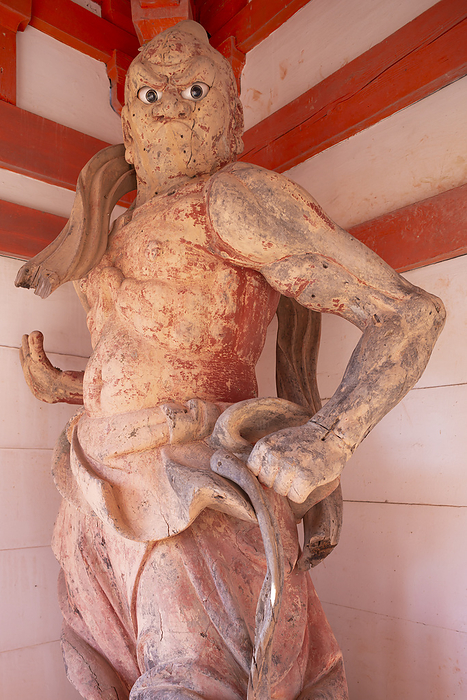 Daimon Niouzo Statue, Kuhonji Temple, Nantan City, Kyoto Prefecture Important Cultural Property  Kamakura Period  