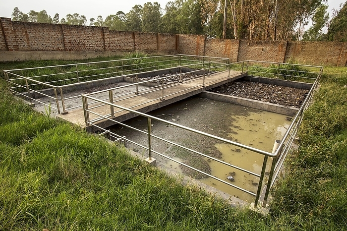 Water treatment plant Water treatment plant. Photographed in Lacor, Gulu, Uganda.