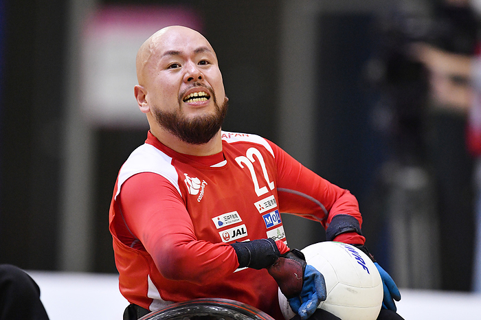 2021 Japan Para Rugby Will Chair Rugby Seiya Norimatsu  JPN , March 21, 2021   WheelChair Rugby : 2021 Japan Para Wheelchair Rugby Championships Low Pointers Game at Chiba Port Arena, Chiba, Japan.  Photo by MATSUO.K AFLO SPORT 