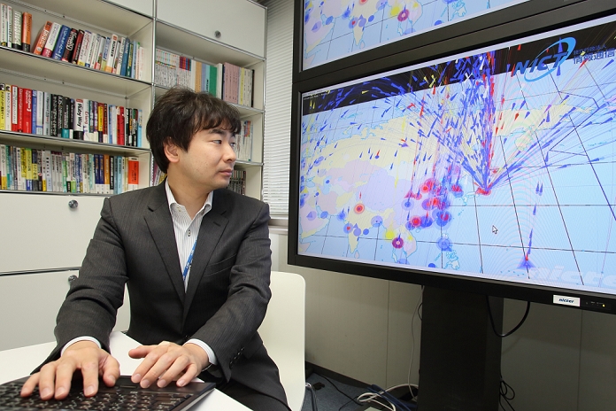 Cyber Attack Research Results Alert System to be Put into Operation Atlas Developer Daisuke Inoue, Ph.D. Technology for visualizing and analyzing network attacks by Cybersecurity Laboratory of NICT National Institute of Information and Communications Technology  3 Jul 2012 Tokyo Japan  Total 13 pictures 