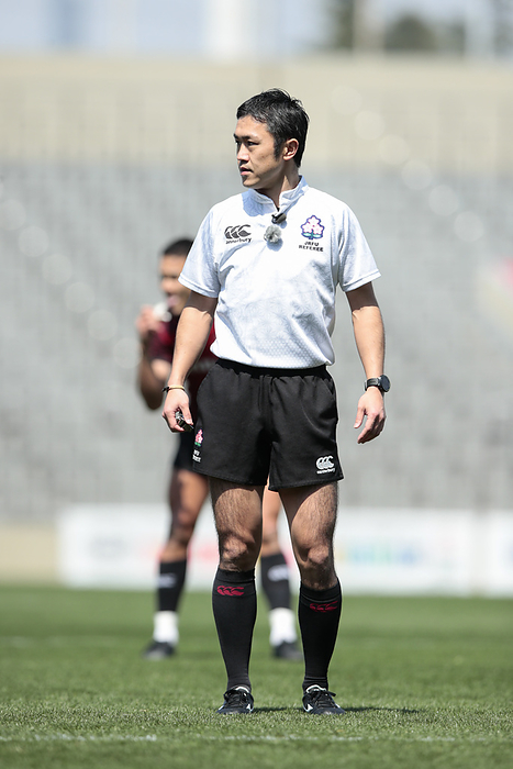 2021 Top League Toshimasa Sekiya Referee, March 27, 2021   Rugby : Japan Rugby Top League 2021 match between Ricoh Black Rams 28 31 Canon Eagles at Prince Chichibu  Photo by AFLO SPORT 