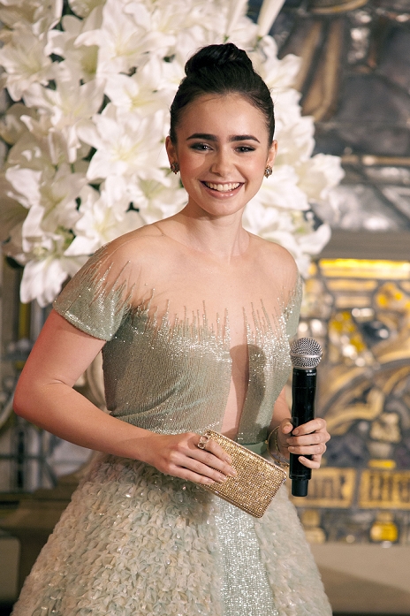 Lily Collins, Jul 18, 2012 : Tokyo, Japan The actress Lily Collins (Snow White) attends the Premier of 
