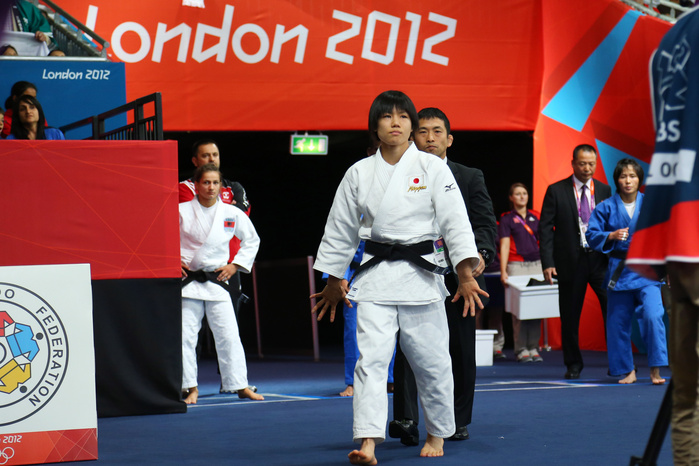London 2012 Olympic Games Judo Women s 52kg Misato Nakamura  JPN  JULY 29, 2012   Judo :. Women s  52kg at ExCeL during the London 2012 Olympic Games in London, UK.   Photo by AFLO SPORT   1045 . 