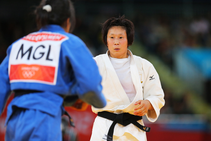 2012 London Olympics, Judo, Women s 63kg, 3rd place Yoshie Ueno  JPN  JULY 31, 2012   Judo :. Women s  63kg Contests for Bronze Medal at ExCeL  Photo by AFLO SPORT    Photo by AFLO SPORT   1045 . 