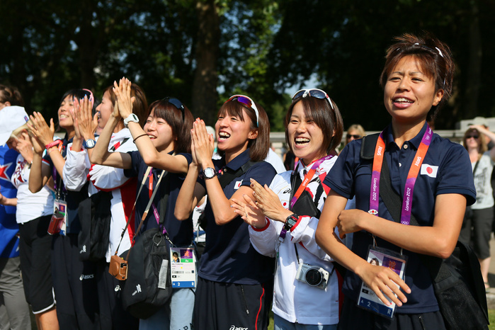 London 2012 Olympic Games Athletics Men s 50km Walk Japanese athletes,  AUGUST 11, 2012   Athletics :  Men s 50km walk  in front of Buckingham Palace  during the London 2012 Olympic Games in London, UK.   Photo by YUTAKA AFLO SPORT   1040 